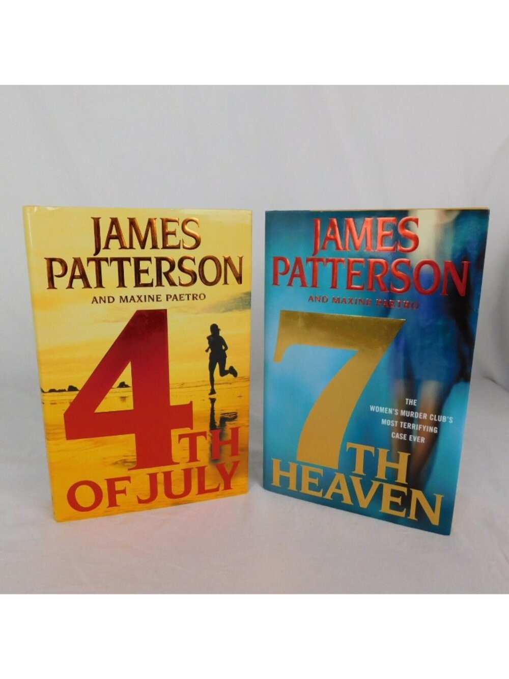 James Patterson HCDJ 4th July 2005 7th Heaven 2008 Womens Murder Club Lot of 2